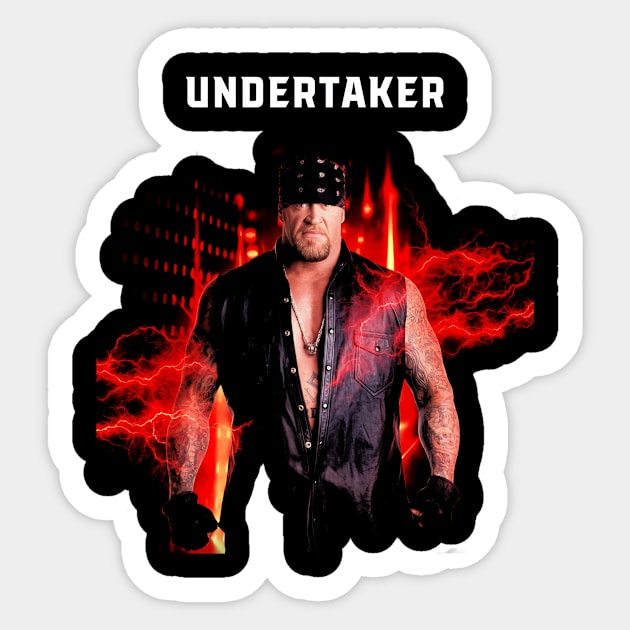 The Undertaker Sticker by Crystal and Diamond